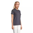 Sol's női galléros póló Pulse 170 szürke