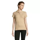 Sol's női galléros póló People 210 homok