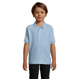   Sol's gyerek galléros póló Summer II 170 égszínkék