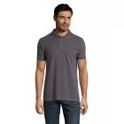 Sol's galléros póló Perfect 180 sötétszürke