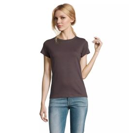 Sol's női póló Imperial 190 sötét szürke