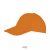 Sol's baseball sapka Buzz 5P narancs