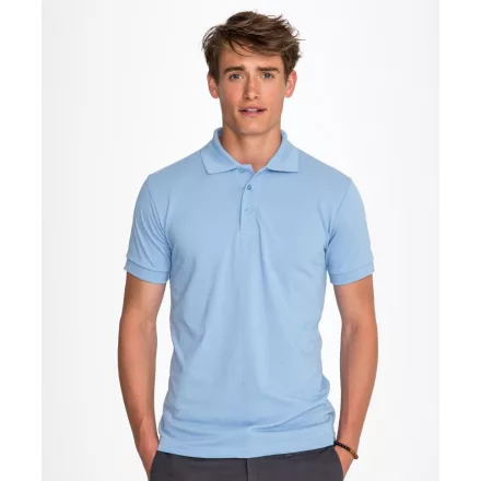 Sol's galléros póló Prime 200 égszínkék