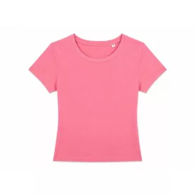 True Blanks női haspóló Crop Fitted 180 fondant pink