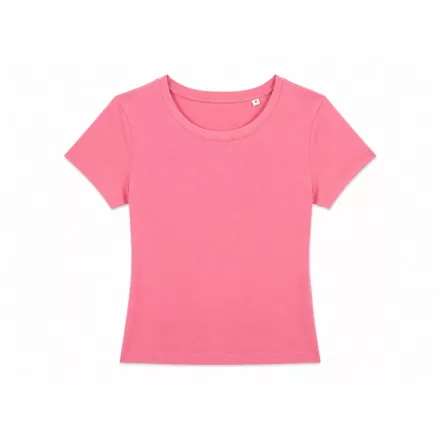 True Blanks női haspóló Crop Fitted 180 fondant pink