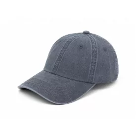 True Blanks baseball sapka Cotton Twill 6P mosott kék