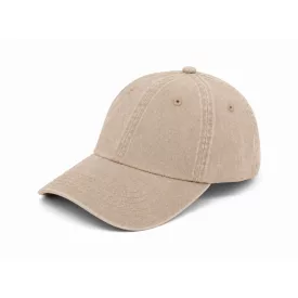 True Blanks baseball sapka Cotton Twill 6P mosott homok