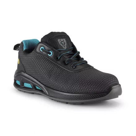 Top Elite munkavédelmi cipő Merlin S3 ESD WR fekete-kék