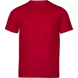 Tee Jays póló Unlabeled Luxury 185 piros