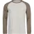 Tee Jays hosszú ujjú póló Urban Baseball T 185 cement-agyag