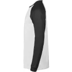 Tee Jays hosszú ujjú póló Urban Baseball T 185 fehér-fekete