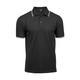 Tee Jays Luxury Stripe Stretch Polo
