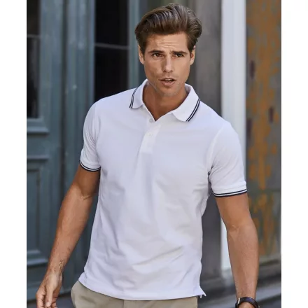 Tee Jays Luxury Stripe Stretch Polo