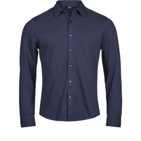 Tee Jays hosszú ujjú ing Luxury Stretch 215 tengerészkék