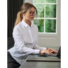 Tee Jays hosszú ujjú női blúz Luxury Stretch  113 fehér