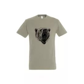 Nyomott póló Medve drapp