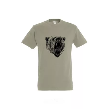 Nyomott póló Medve drapp