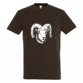 Nyomott póló Muflon barna