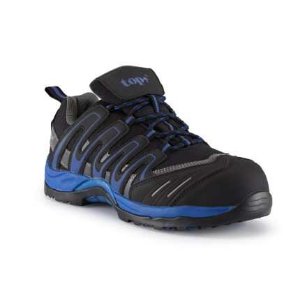 Top munkavédelmi cipő Agisz S1P ESD fekete-kék