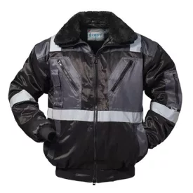 Top 4 az 1-ben pilóta dzseki Falcon fekete-szürke