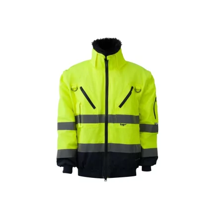 Top 3 az 1-ben pilóta dzseki Falcon Fluo sárga-tengerkék