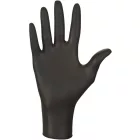 Top púdermentes nitril kesztyű Nitrax fekete 100 db/csomag