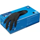 Top púdermentes nitril kesztyű Nitrax fekete 100 db/csomag