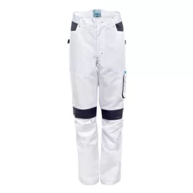 Top derekas munkásnadrág Nova fehér-szürke