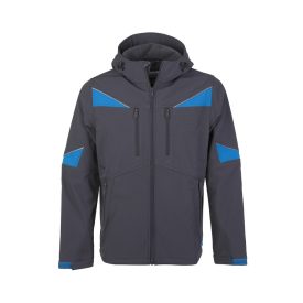 Top softshell munkáskabát Nova szürke-kék