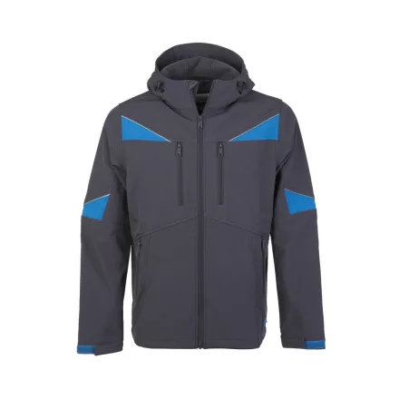 Top softshell munkáskabát Nova szürke-kék