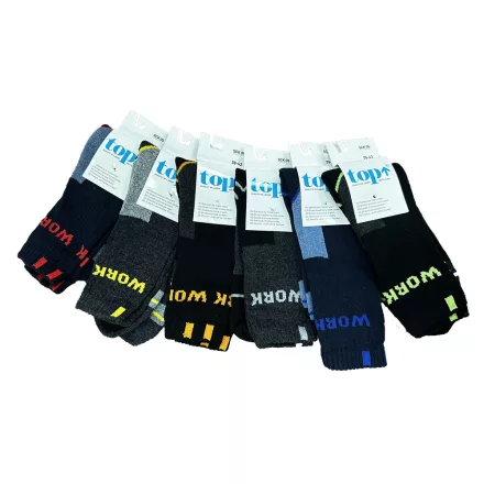 Top zokni Work vegyes színekben - 6 pár/csomag