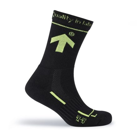 Top zokni Hi-Vis fekete-sárga