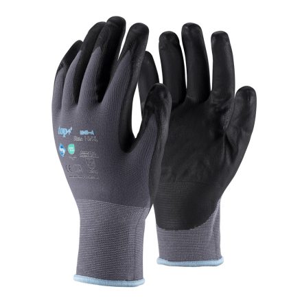 Top nitrilhab mártott kesztyű SNS A szürke-fekete