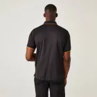 Regatta galléros póló Piqué Navigate 130 fekete-narancs