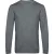 B&C pulóver French Terry 280 melírozott középszürke