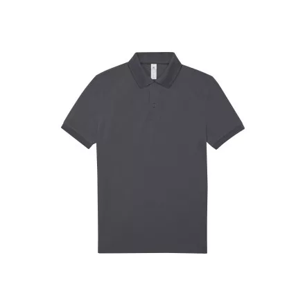 B&C galléros póló My Polo 180 sötétszürke