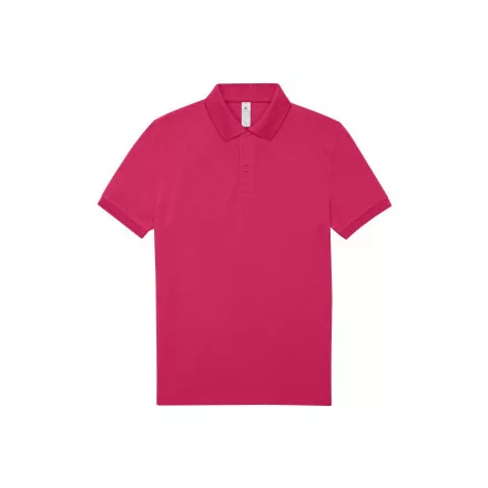 B&C galléros póló My Polo 180 fukszia