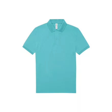 B&C galléros póló My Polo 180 türkiz