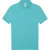 B&C galléros póló My Polo 180 türkiz