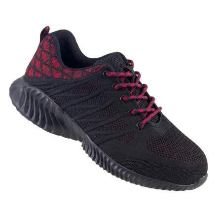 Urgent munkavédelmi cipő 246 SB fekete-piros