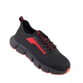 Urgent munkavédelmi cipő 235 S1 fekete-piros