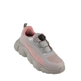   Urgent munkavédelmi női cipő 253 SB SR szürke-púder - gyorsfűzővel