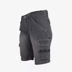 Urgent farmer rövidnadrág koptatott fekete