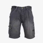 Urgent farmer rövidnadrág koptatott fekete