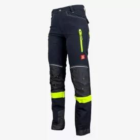 Urgent softshell deréknadrág 719 fekete-neon sárga