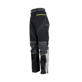 Urgent munkásnadrág Stretch 763 fekete-szürke-lime