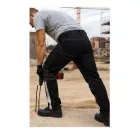 Urgent munkásnadrág Stretch 763 fekete-szürke-lime