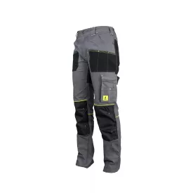 Urgent munkásnadrág S2 New szürke-fekete-lime