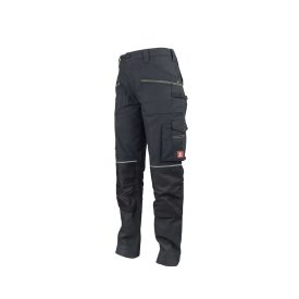 Urgent munkásnadrág S3 antracit-fekete-lime