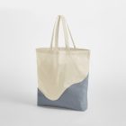 Westford Mill táska Organic Cotton 200 natúr-kékesszürke